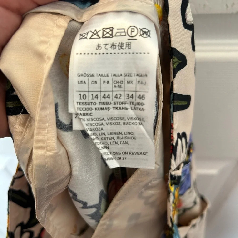 ! Max&Co - Beige shorts in floral sz 10 - Picture 10 of 11